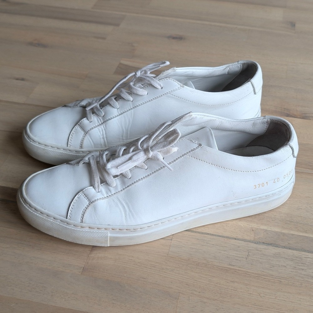 COMMON PROJECTS Original Achilles Leather Sneakers Men's Size 7